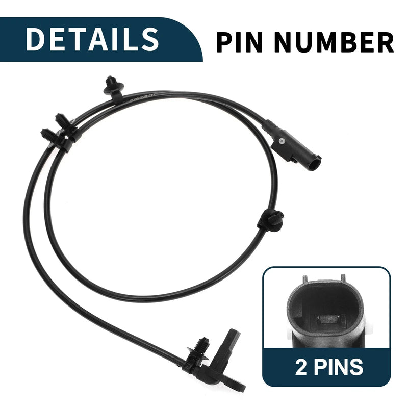 Mercedes-Benz Metris Rear Left ABS Wheel Speed Sensor (2016-2023)