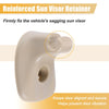 Dodge Chrysler 2 x Beige Sun Visor Support Clip Retainers