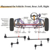 Ford Escape, Mazda Tribute 4 x Front Rear Stabilizer Sway Bar Links
