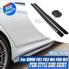 BMW F80 M3 F82 F83 M4 Carbon Black Side Skirt Extensions (2015-2020)