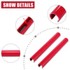 BMW 5 / 6 / 7 Series Pair ABS Front Grille Trim Strips Cover Decor Red