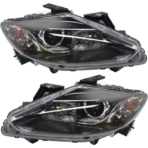 Halogen Headlight Set For 2013-2015 Mazda CX-9 Left and
