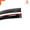 Nissan Navara Ute Black Wind Deflector Visor Shield (2015-2021)