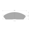 Nissan Terrano II WD21 2.7L TD27T Front Disc Brake Pad Set (1988 - 1996)