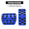 Mercedes-Benz A B CLA GL R Class Blue Brake Accelerator Foot Pedal Pad Kit