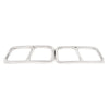 Cadillac XT5 Silver Rear Exhaust Muffler Tail Pipe Covers (2016-2020)