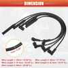 BMW 3 Series E30 E36 5pcs Spark Plug Wire Ignition Coil Cable