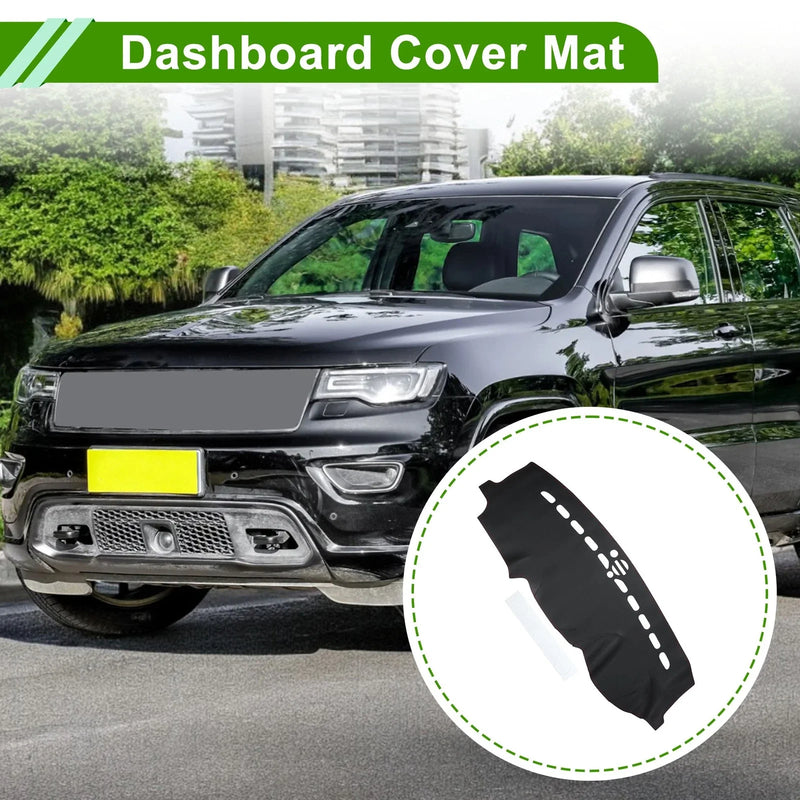 Jeep Grand Cherokee 2011-2017 Dash Mat Carpet Black Red Dashboard Cover