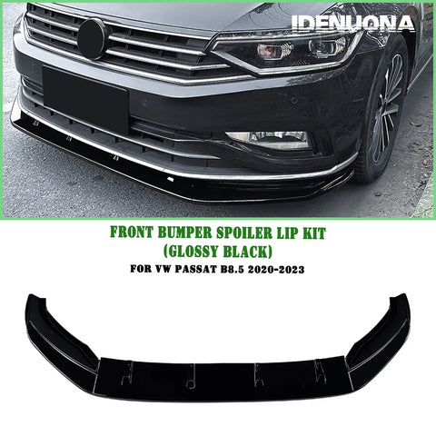 VW Passat B8.5 Front Lower Spoiler Lip Splitter (2020-2023)