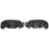 Ford Falcon BF Series 2 Futura XT LH+RH Black Headlights (2005-2008)
