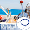 Make Model 2 x Marine Throttle Shift Remote Control Box Cable