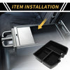 Chevy Silverado 1500 & GMC Sierra Center Console Organizer Tray Black