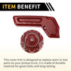 Jeep Gladiator JT Carbon Fiber Seat Adjustment Button Cover (2019-2023)