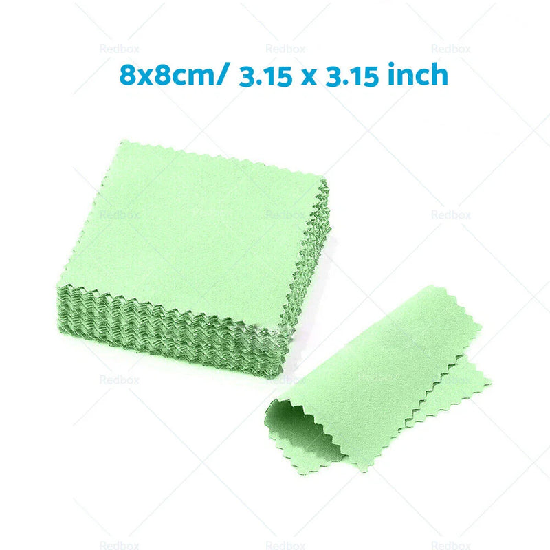 Jewelry, Coins, Rings 100PCS Silver Polishing Cloths