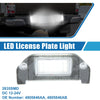 Dodge Dart White LED License Plate Light Assembly 2835SMD