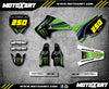 Kawasaki KX 250 Full Graphics Kit  Custom Stickers Decals (2003-2012)