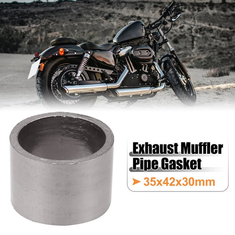 Motorcycle Exhaust Muffler Pipe Gasket Graphite Seal Ring / 35mm ID 42mm OD