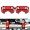 Honda CRF300L Rally Red Motorcycle Handlebar Clamp Covers (2021-2024)