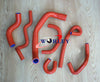NISSAN SKYLINE GT-S / GT-T R33 R34 RED Silicone Radiator Hose Kit (1995-2002)
