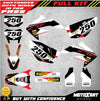 Honda CRF 250X (2004-2016) Decals Custom Graphic Kit EURO RED