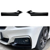 BMW F22 F23 Gloss Black Front Bumper Side Spoiler Trim (2014-2022)