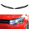 VW Polo Mk5 6R 6C (2011-2017) Glossy Black Headlight Eyebrow Cover Trim