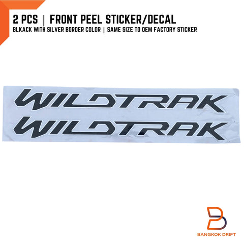 Ford Ranger PX Mk1 Wildtrak Front Door Graphics Stickers (12-14)