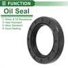 Oil Seal 32x48x8mm Black 5 Pcs Seal Ring Rotary Shaft Seal NBR Rubber
