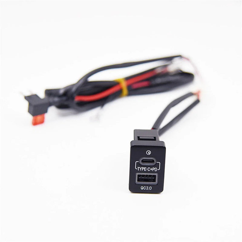 Mitsubishi Eclipse Cross, L200, Triton 18W Type-C Charger & QC3.0 Fast Charging