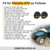 Yamaha Bear Tracker 250 YFM250 2 x Front Rear Wheel Caps (1999–2004)