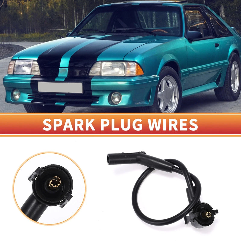 Ford Mustang 6 x Spark Plug Wire Ignition Coil Cables (2005-2014)