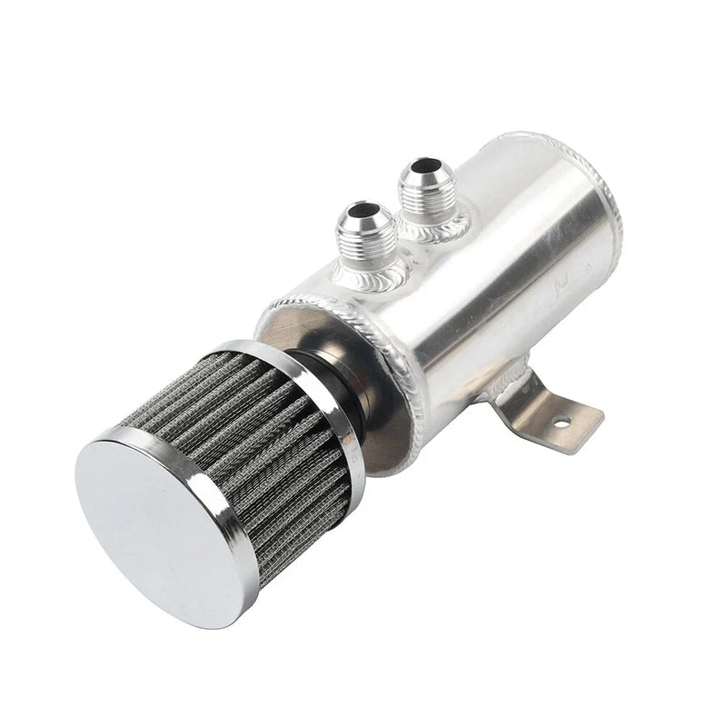 Make & Model Baffled Oil Catch Can 750ml with Breather Filter