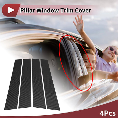 Chevrolet Malibu 2x Front Left/Right Door Pillar Window Trim (2004 - 2007)