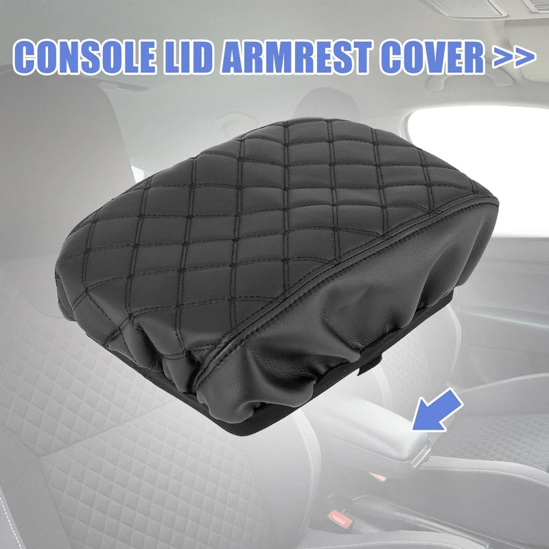Ford Explorer (2011-2015) Black Center Console Lid Armrest Cover