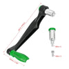 Motorcycle 1 Pair 22mm Brake Clutch Lever Protector Hand Guard Green