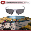 Motorcycle Goggles Grey Lens White Frame Tri-acetel Cellulose