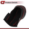 Infiniti G37 (2008-2013) Faux Leather Black Red 1 Pc Gear Shift Knob Cover