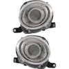 Headlight Set For 2012-2019 Fiat 500 Left and Right With