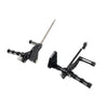 Harley Dyna Low Rider BLK Forward Controls Footpegs (2000-2012)