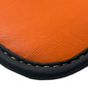 Rolls Royce Cullinan (2018-2023) - Orange Leather Black Floor Mats