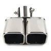Car (Curved) - Auto Replacement Dual Exhaust Pipe Tail Muffler Tip