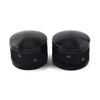 Harley Sportster Softail Road King Black CNC Front Axle Nut Cover Caps