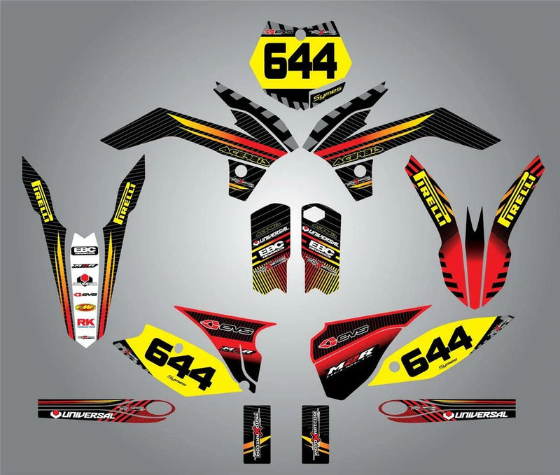 Honda CRF 250 Full Custom Graphic Kit (2006-2007)