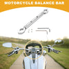 Motorcycle 1 Set Universal Balance Bar - Handlebar - Aluminum Silver Tone