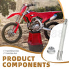 Honda CR125R CR250R CRF250R CRF450R Front Wheel Axle & Nut (2004–2024)