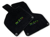 Lamborghini Huracan STO 2014-2022 Black Green Stitching Floor Mats