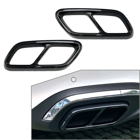 Mercedes Benz C-Class Rear Exhaust Muffler Tail Pipe Covers (2022-2023)