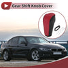 BMW 3 Series E90 Black Leather Shift Knob Cover (2004-2012)