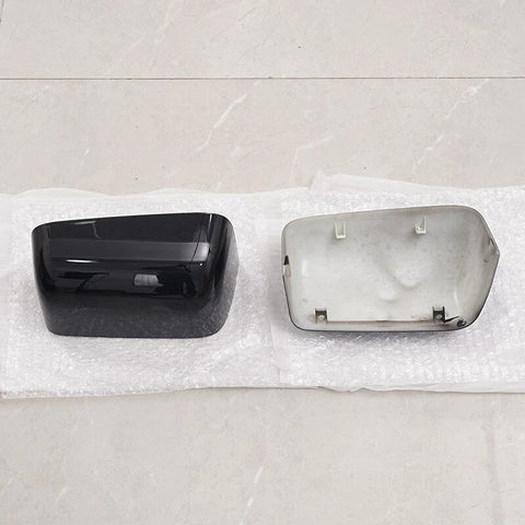 2008-2016 Ford F250 F350 Gloss Black Towing Mirror Cover Cap (2008-2016)