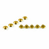 Motorcycle F3 10 x M10 Gold Protective Caps